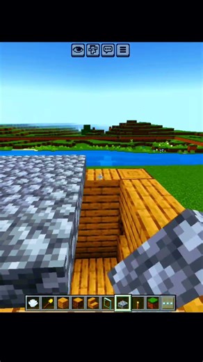 Minecraft When I Need A Starter House...🤯 (World's Smallest Violin) #minecraft #shorts