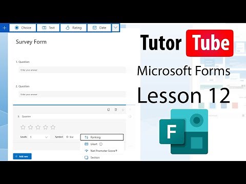 Microsoft Forms - Lesson 12 - Rearranging Questions