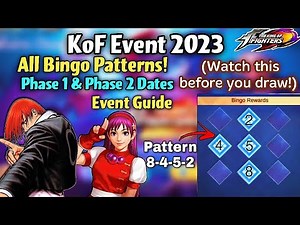 2023 KOF EVENT‼️ALL 32 PATTERNS: WHICH KOF SKINS?🤯EVENT GUIDE✏️WATCH THIS BEFORE YOU DRAW‼️