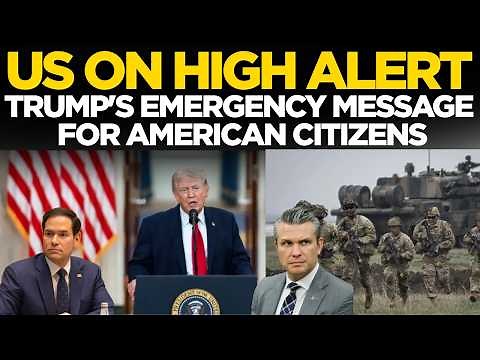 LIVE | Trump Declares EMERGENCY From Whitehouse; Drops NUCLEAR Bombshell On Iran, Russia, Israel