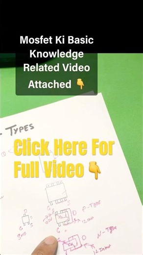 How does MOSFET SEEKHO work? ⚡ ! 🤯 #shortvideo