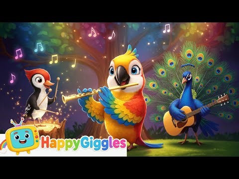 “Birdie Band Song 🎶 | Fun Animal Music Video for Kids | Sing, Dance & Learn Colors”
