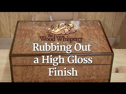 213 - Rubbing Out a High Gloss Finish