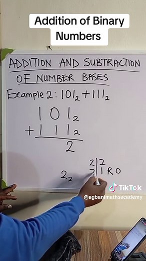 Addition of Binary Numbers Explained