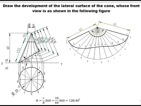Development of lateral surfaces of solids Problem .4 computer Aided Engineering drawing. BCEDK103.