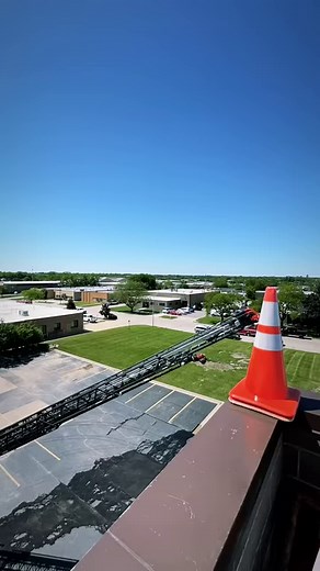 Rescues with aerial ladders require training. This video is of crews working on their finesse to ensure proper placement. The angle of the dangle of the cone was a challenge, but they were able to successfully make their “rescues”. Great work. RP:@addisonfiredistrict www.trainyourprobie.com | Train Your Probie