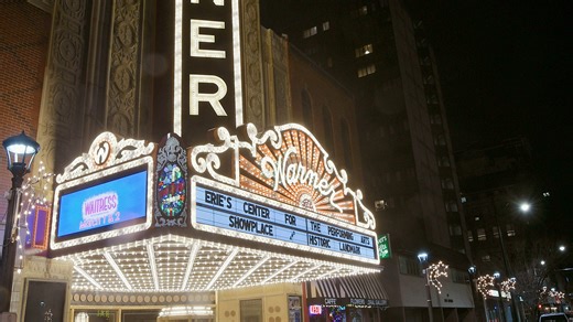 Find what you can see in Erie entertainment from January through March