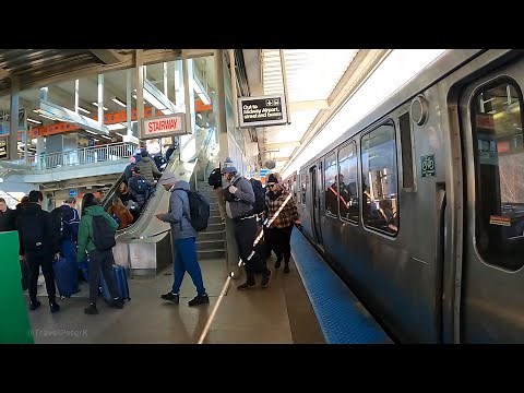 Taking the CTA Orange Line to the Midway Airport (MDW) in Chicago IL