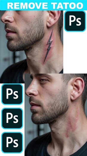 Watch me fix this tattoo remove in seconds photoshop 2026 #editing #edit #edits #design #tips