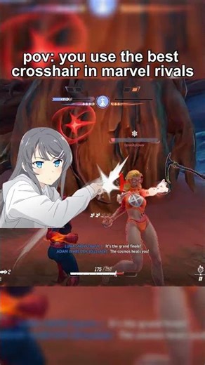 when you use the best crosshair in marvel rivals