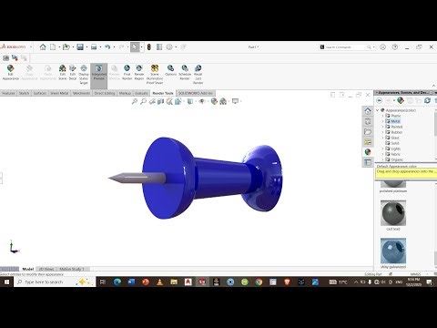 SolidWorks Pin Exercise Tutorial for Beginners|| part 5