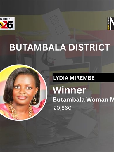 Butambala Woman MP Race: Lydia Mirembe Wins Election