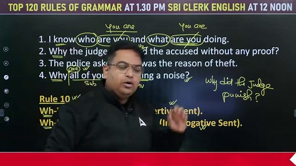 Top 120 Rules of English Grammar | By Santosh Ray | For all Bank Exams 2025 | Class #2