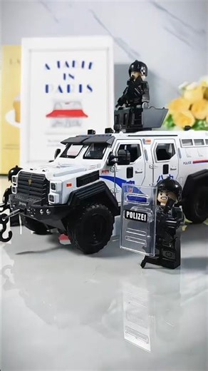 Mini Police Car on Duty – Tiny City Patrol #diy #toys #shorts #trending
