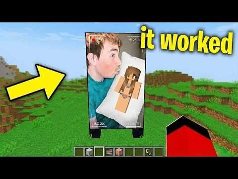 I Trolled Him With WORKING TV Mod! - Minecraft Shorts