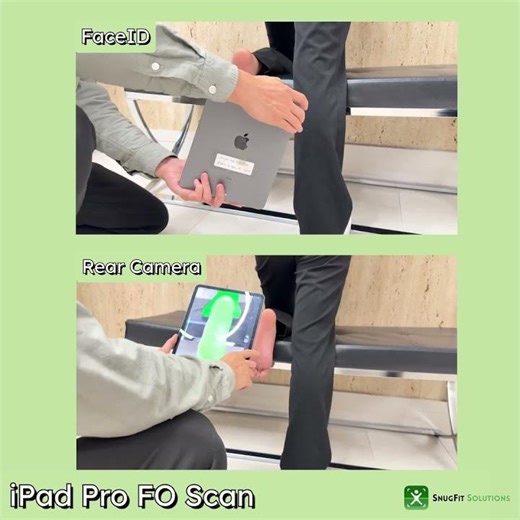 Dual Scanning Capabilities iPhone & iPad Pro - Rear Camera & Face ID