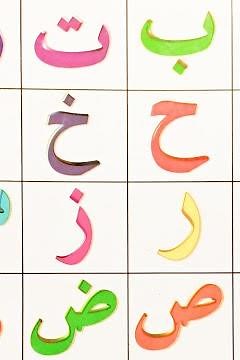 L'Alphabet arabe. The arabic Alphabet.تعلم حروف الأبجدية العربية