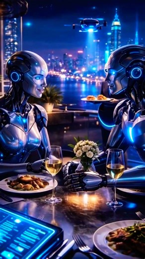 LOVE.EXE 🤖❤️ | AI Robots Fell in Love #shorts #ai #scifi #robotart