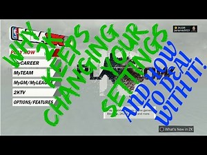 NBA 2K17 Patch : 2K Keeps Changing ur Settings! Don't Let em Screw w/u! Controller Sliders/Settings