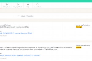 Covid Tools: Fact/Safety check