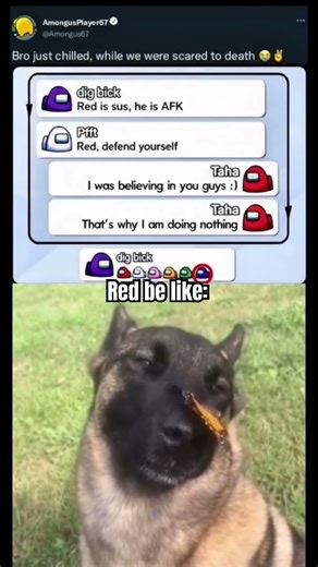 Red Was Too Chill While We Panicked 😭 #shorts #memes