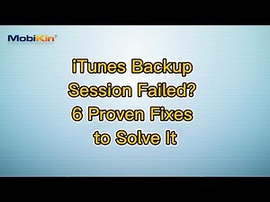 iTunes Backup Session Failed? 6 Proven Fixes to Solve It