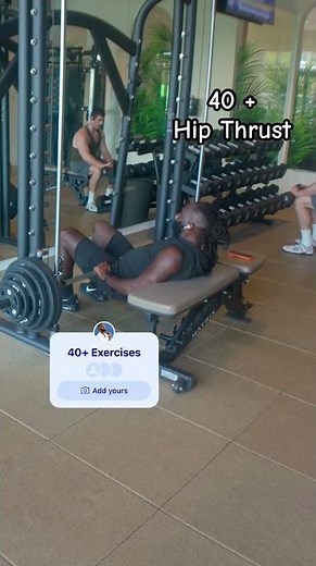 40+ Hip Thrust Challenge That Actually Burns 🦵🏾