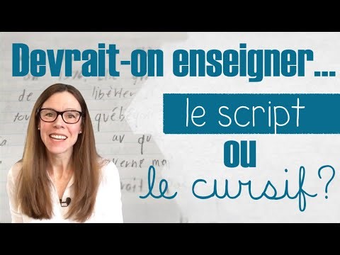 ✍🏻 Script ou cursif ? (Ce qu'il faut savoir avant de choisir ?)