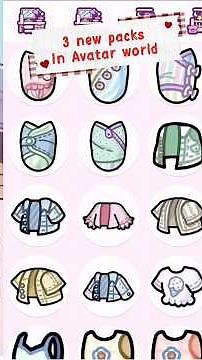 New packs in avatar world! Avatar world jellybean Ave update✨ #avatarworld #pazu #avatarworldupdate