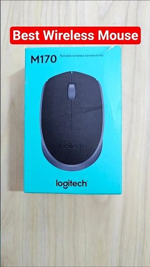 Logitech M170 Wireless Mouse and Receiver Unboxing | Best wireless mouse under 500 to 1000 in 2025