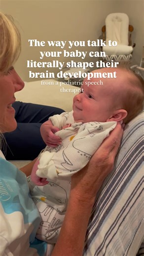 Riley | Pediatric Speech Therapist | You’ve probably caught yourself using that sweet, sing-songy voice with your baby and wondered, “Am I using baby talk? And is it bad for my... | Instagram