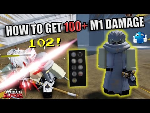 HOW TO GET 100+ M1 DAMAGE AS A DEMON SLAYER! (Project Slayers)