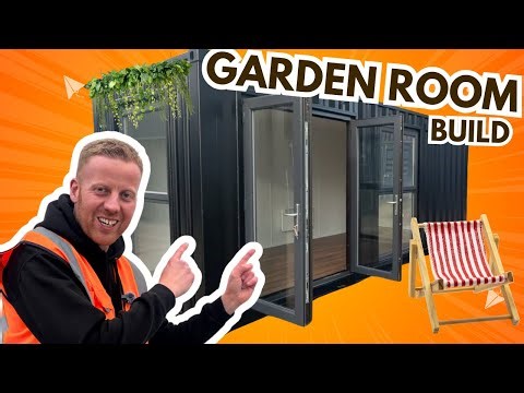 We turned a shipping container into a modern office