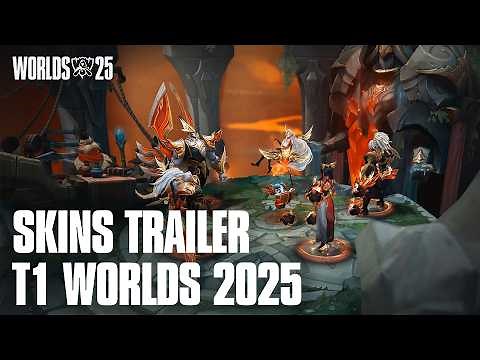 T1, the Ascended: World Championship 2025 | Official Skins Trailer - League of Legends
