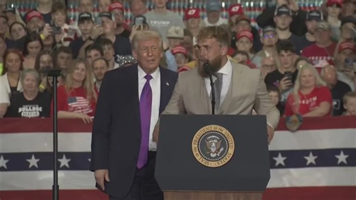 Trump invites Jake Paul to Kentucky rally, says he’d like to see him run for office
