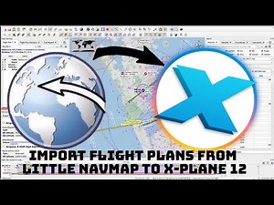 How to import a flight plan from Little Navmap into GPS system X-Plane 12 (General Aviation)