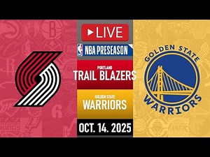 Golden State Warriors vs Portland Trail Blazers LIVE | October 14, 2025 | NBA PRESEASON | NBA 2K26