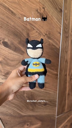 Crochet Sisters on Instagram: "Batman 🦇"