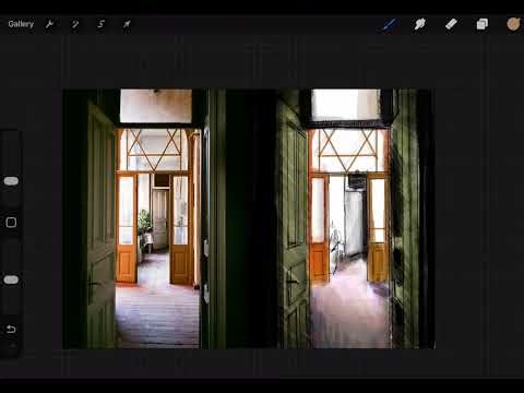 Sketching an Interior on Procreate: Part 2