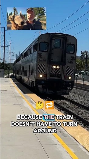 Why Is the Pacific Surfliner Pushing vs. Pulling? 🚆 #train #surfliner #amtrak #shortsviral