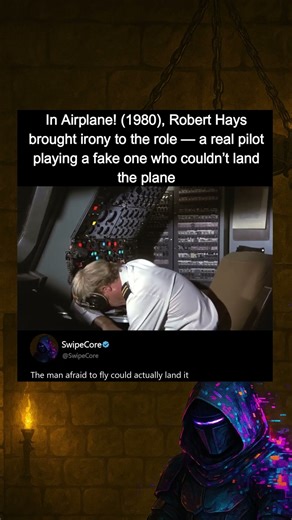 In Airplane! (1980), Robert Hays was a real licensed pilot while playing Ted Striker.