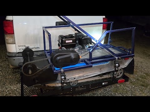 DIY Ice Fishing Track Sled Build | Budget SnowDog-Style Sled (Start to Finish)