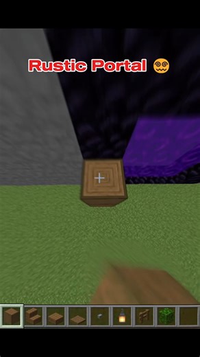 MİNECRAFT RUSTİC Portal 😲