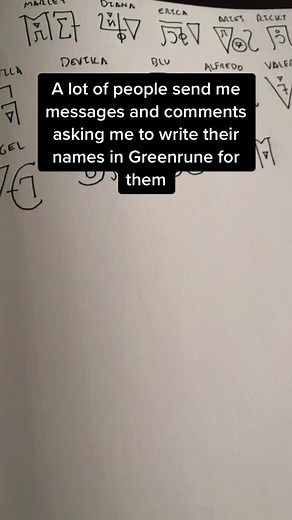 #greenrune #tutorial #name #asmr #inktober #art #writing #livestreaming #witchy #witchyvibes #witchyvibes🔮🕯️🌙 #secretcode #cipher #gravityfalls #dnd #dungeonsanddragons