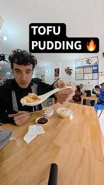 Trying tofu pudding with rice for the first time, deep in Longchang Sichuan #china #learnchinese