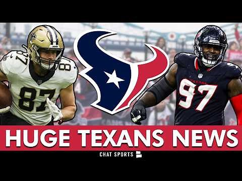 TEXANS BREAKING NEWS 🚨 Foster Moreau Signed + Mario Edwards Jr. Released | NFL Free Agency Update