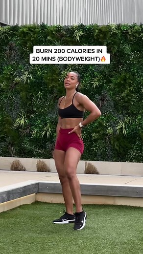 20 Minute Bodyweight HIIT Workout for Women