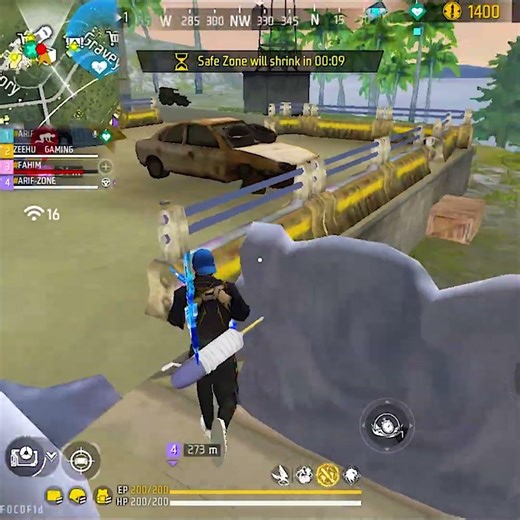 ZEEHU GAMING ON FIRE । SOLO VS SQUAD #shorts