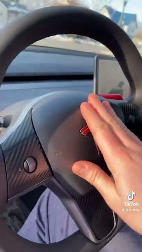 CUSTOM HORN ON A TESLA