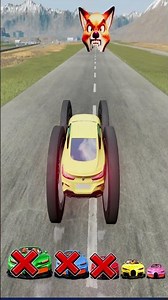 Big & Small Cars vs Nick Wilde (Zootopia) - BeamNG.drive